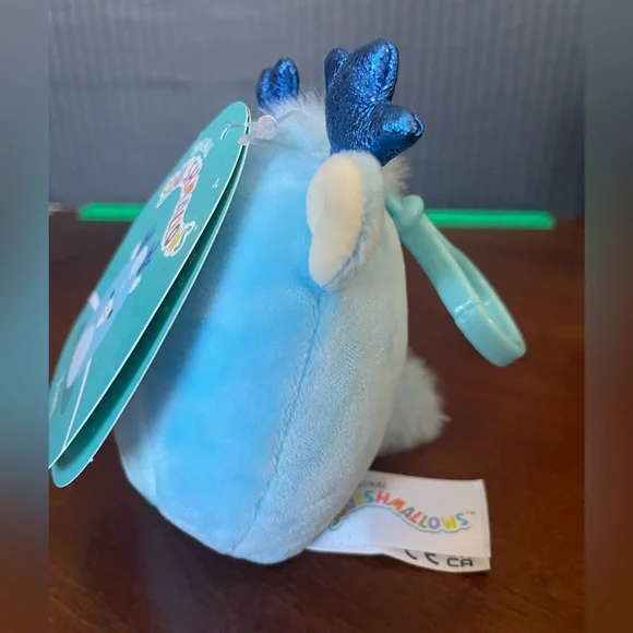 Xam   🔹 Squishmallow . Plush clip on. NWT - Picture 5 of 9